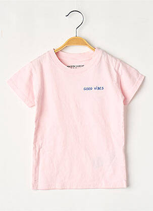 T-shirt rose MAISON LABICHE fille