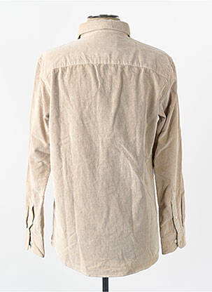 Chemise manches longues beige SELECTED homme