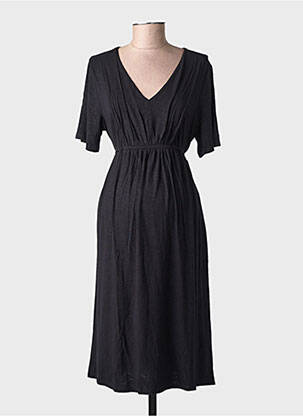 Robe mi-longue noir NOPPIES femme