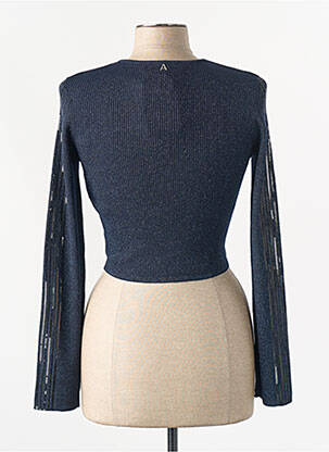 Gilet manches longues bleu TWINSET femme
