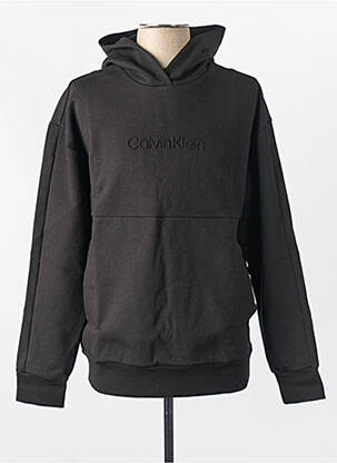 Sweat-shirt noir CALVIN KLEIN homme