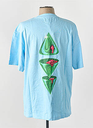 T-shirt bleu EDWIN homme
