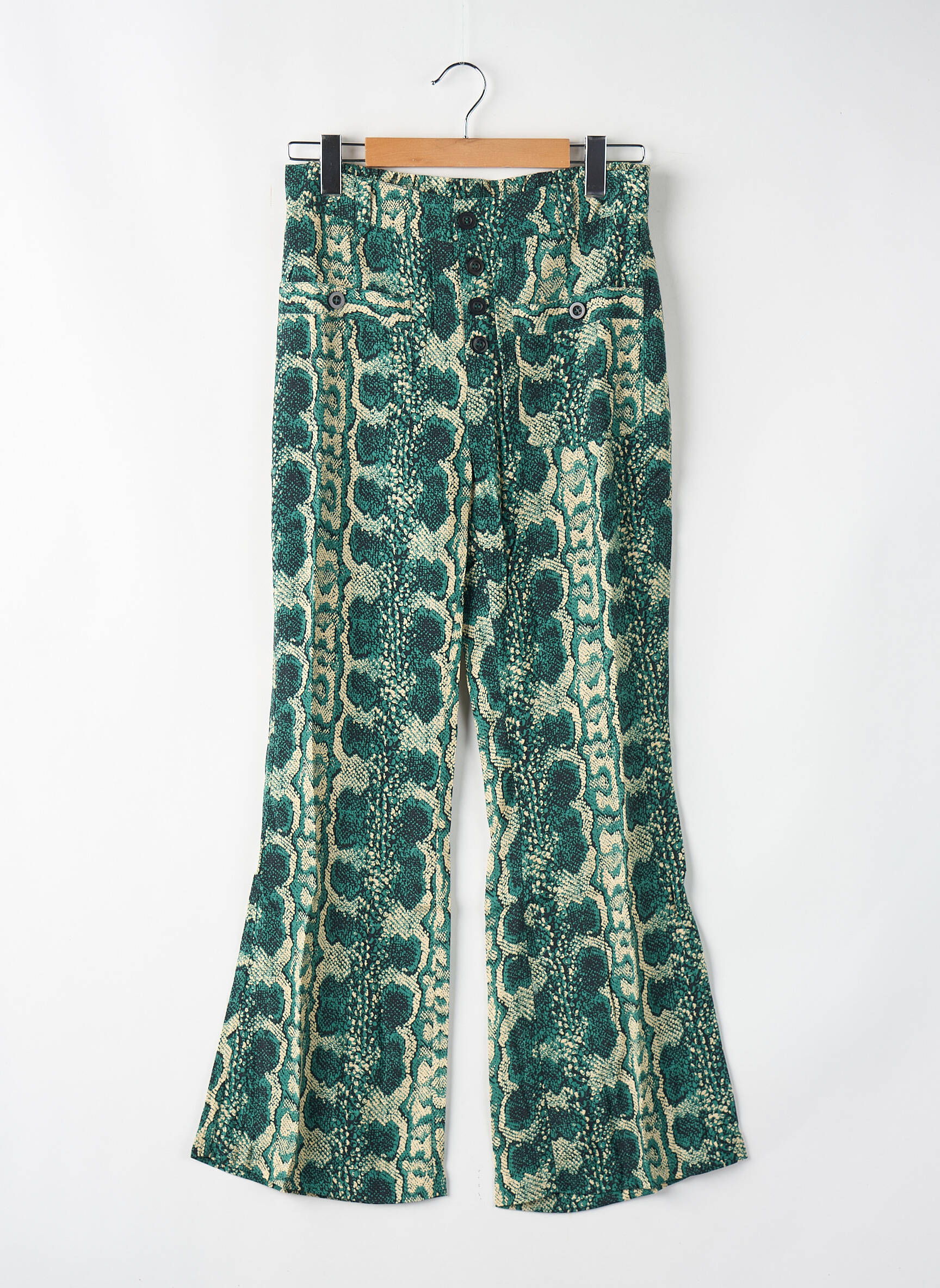 Pantalon large vert SWILDENS femme