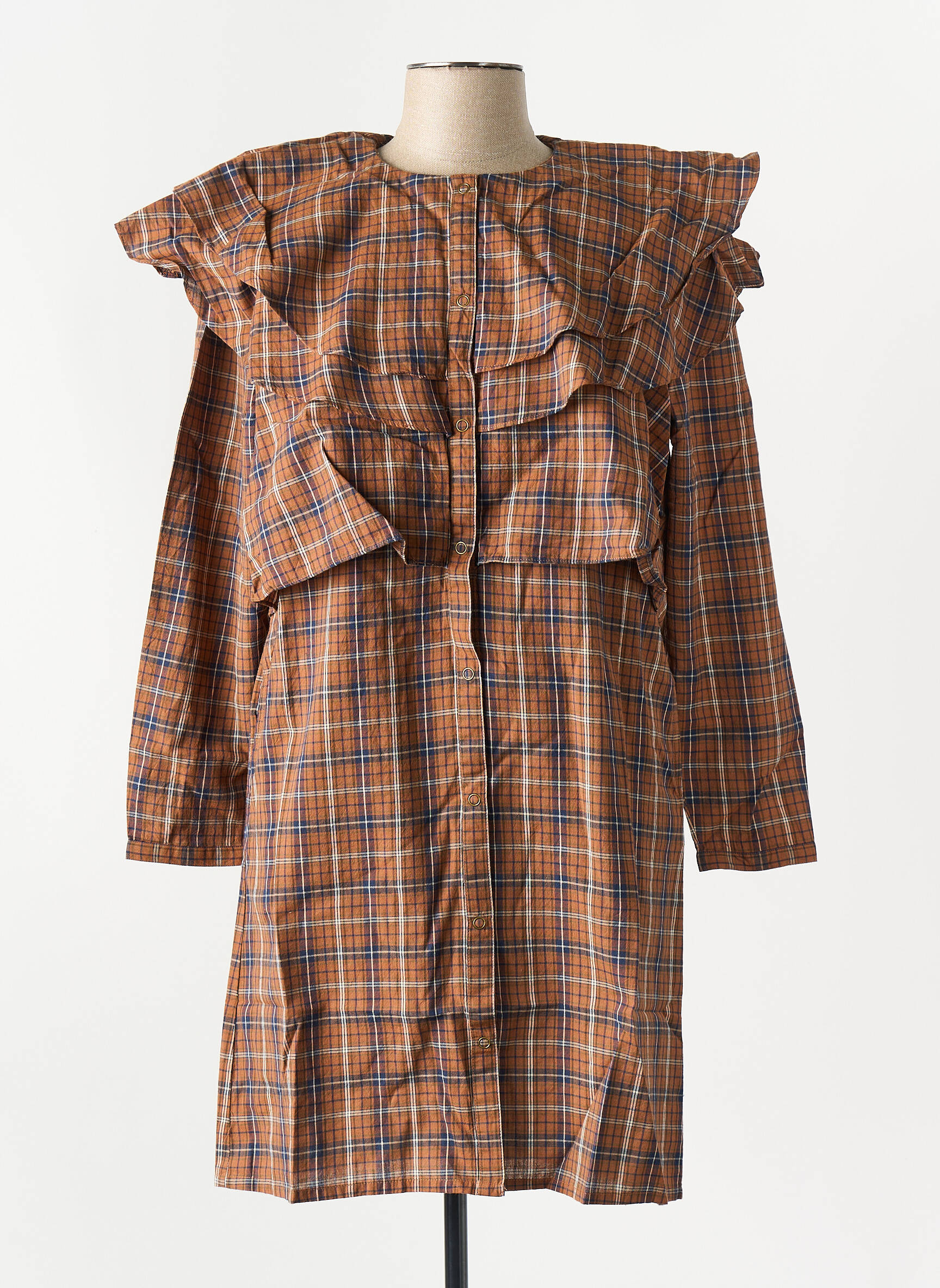 Robe courte marron BELLE PIÈCE femme