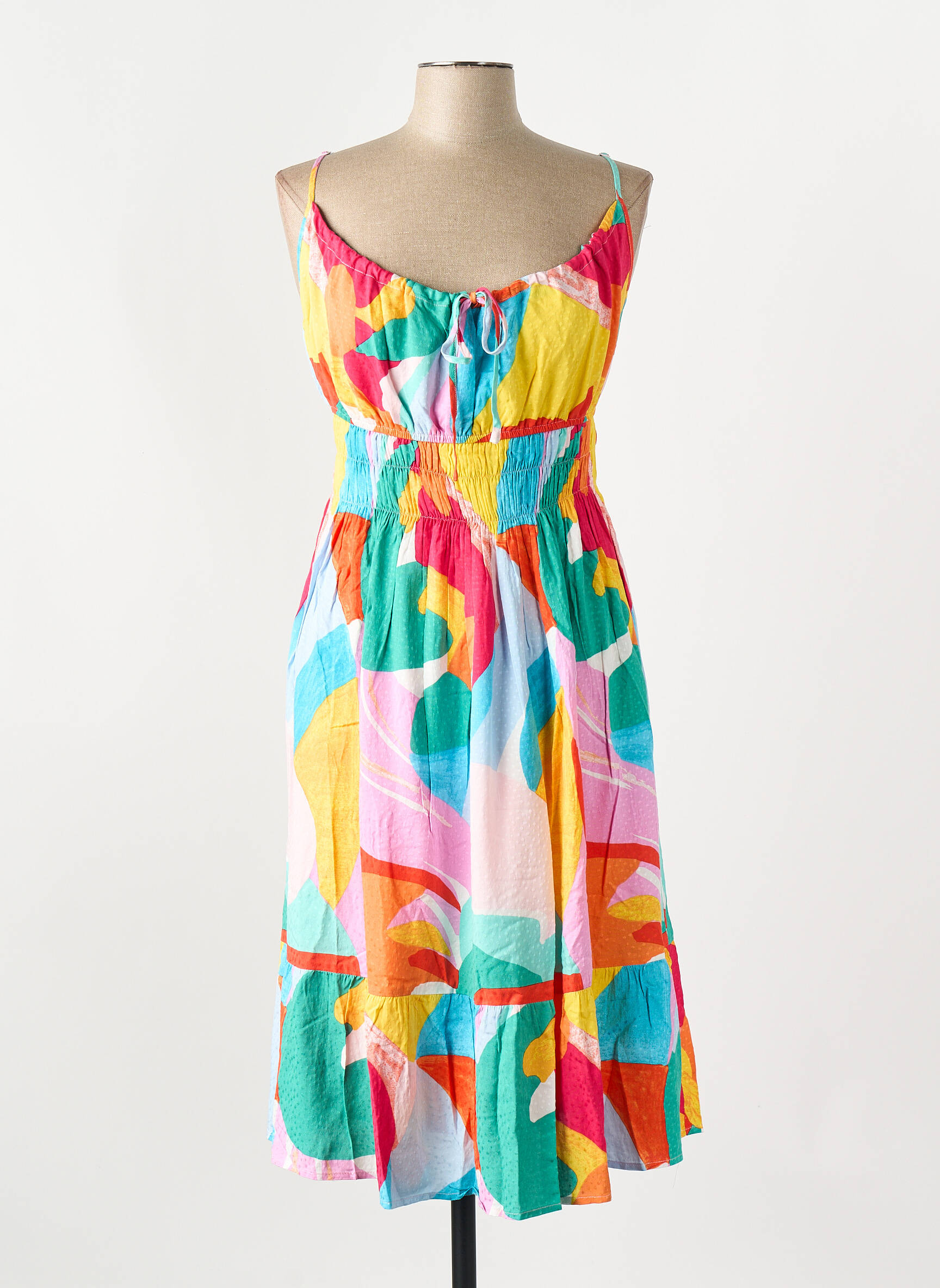 Robe mi-longue multicolore Y.A.S femme