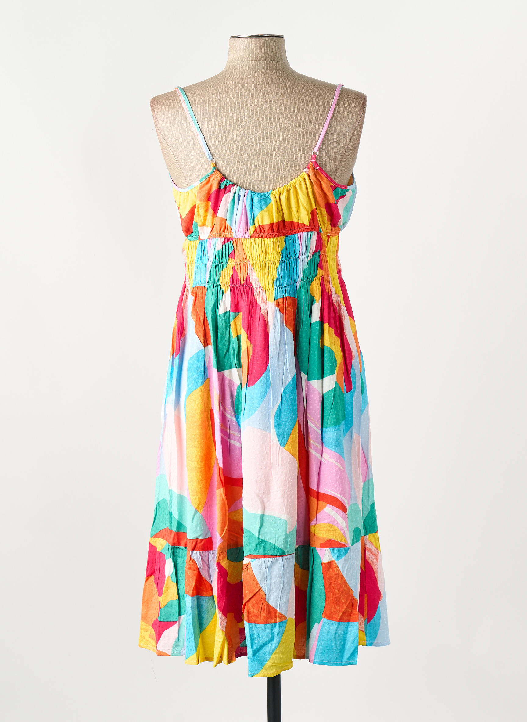 Robe mi-longue multicolore Y.A.S femme