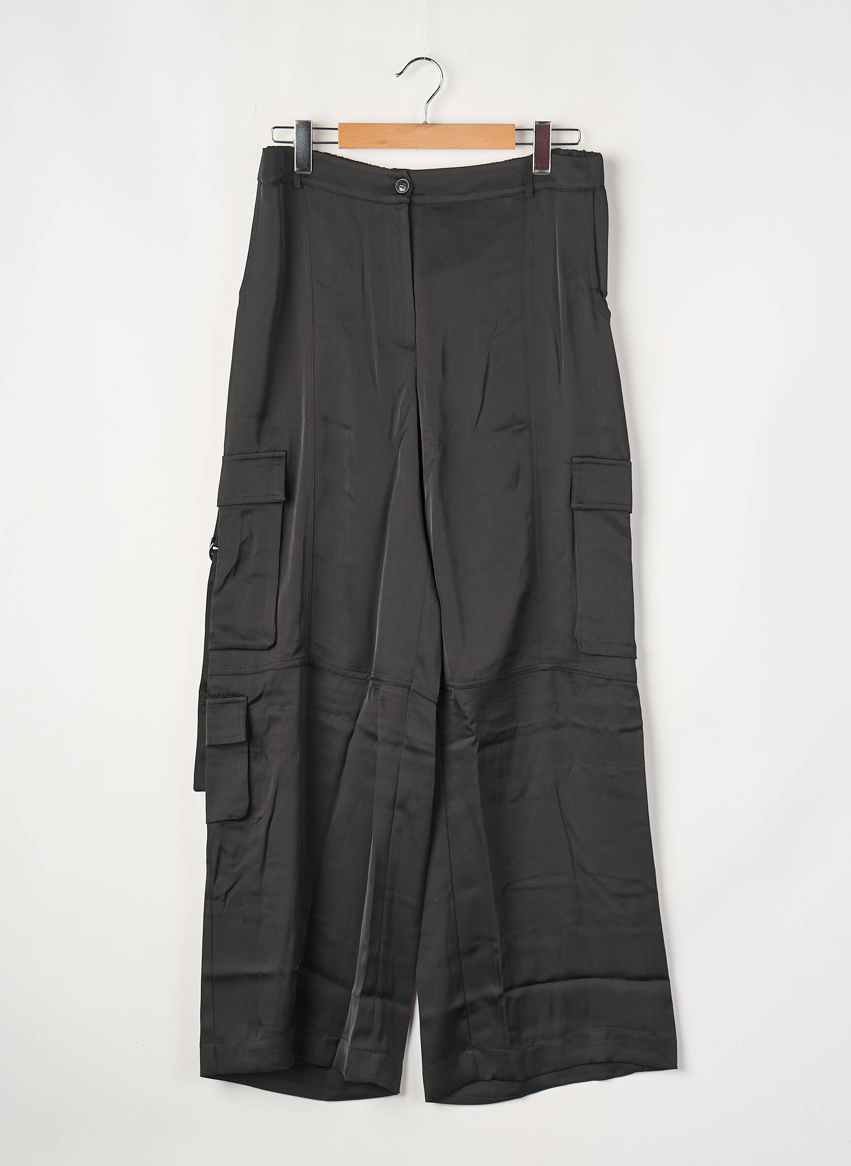 Pantalon droit noir MAT FASHION femme