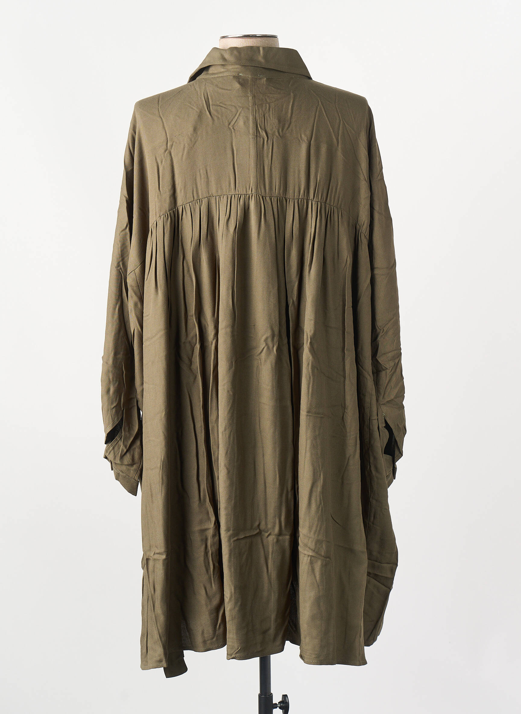 Robe courte kaki MAT FASHION femme