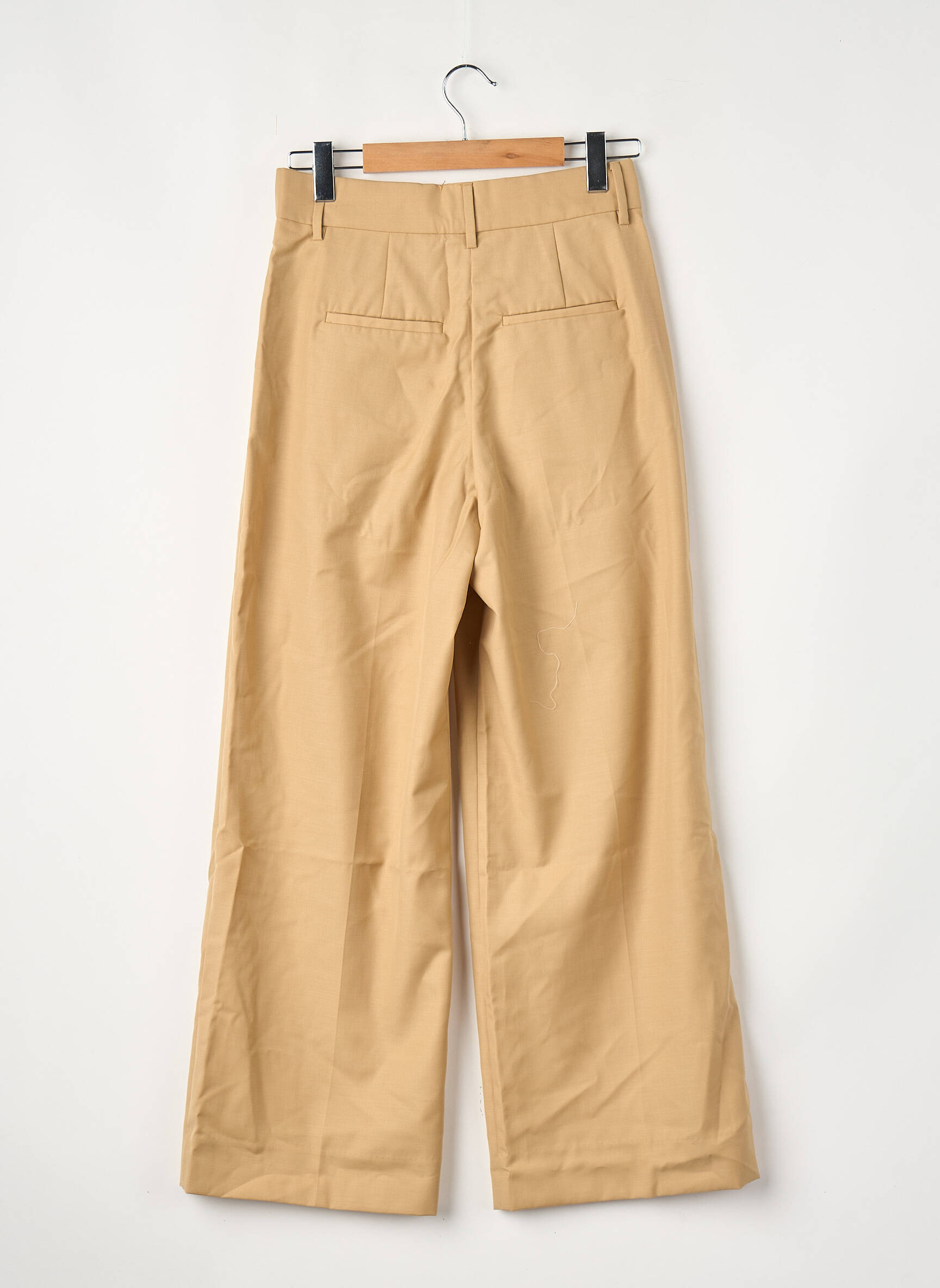 Pantalon large beige SECOND FEMALE femme