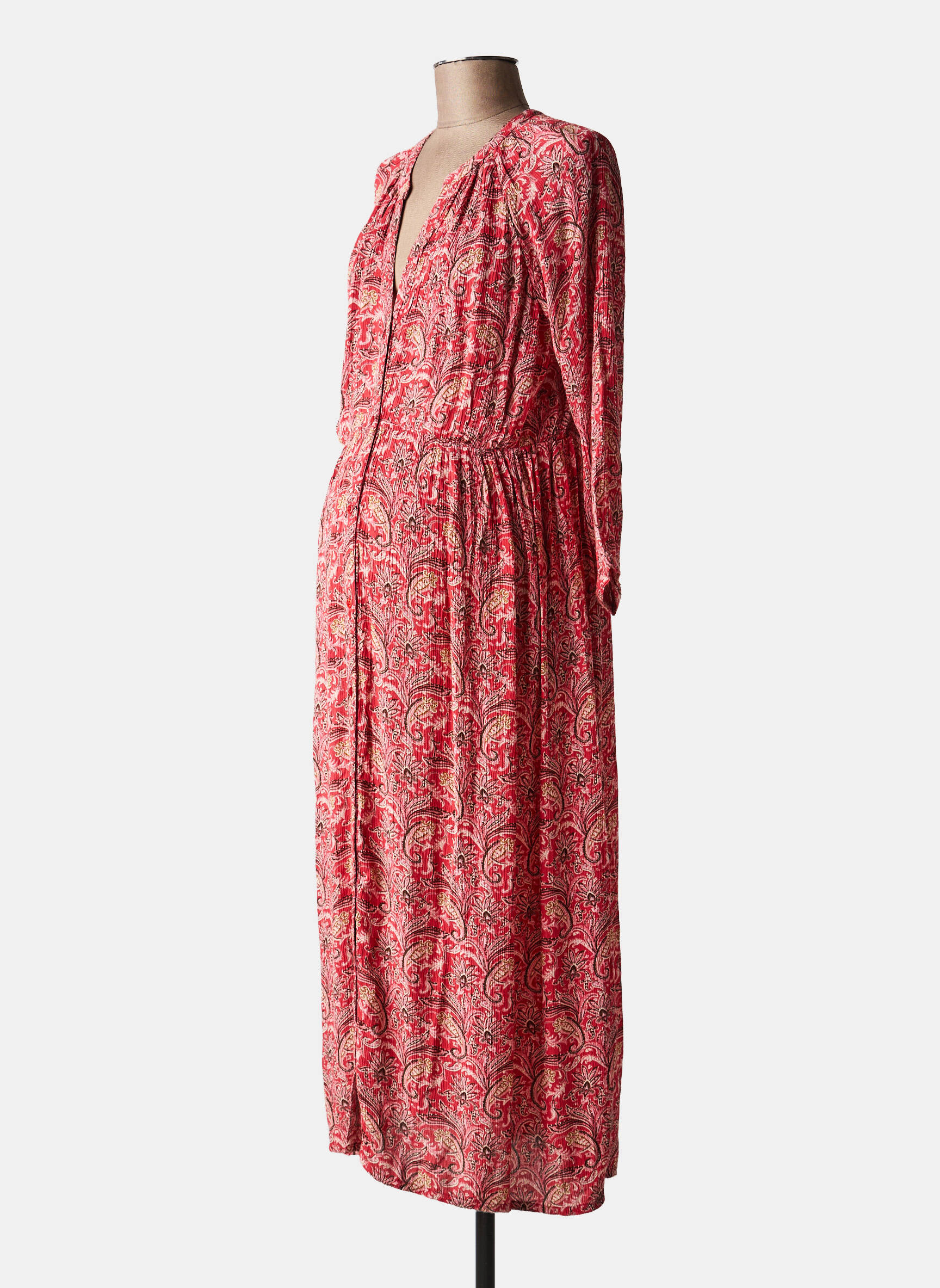 Robe maternité imprimé rouge NOPPIES femme