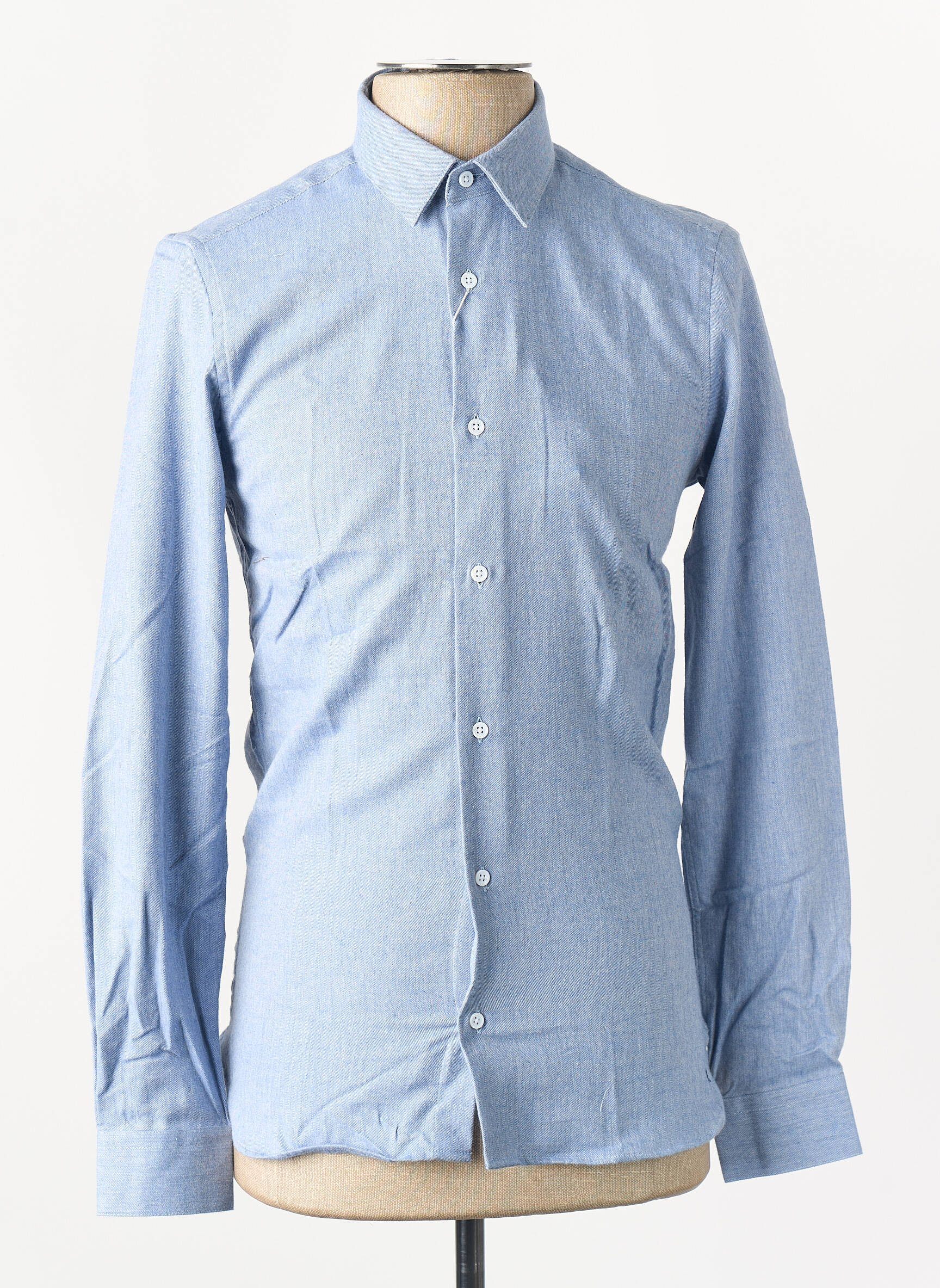 Chemise manches longues bleu ATELIER PRIVÉ homme