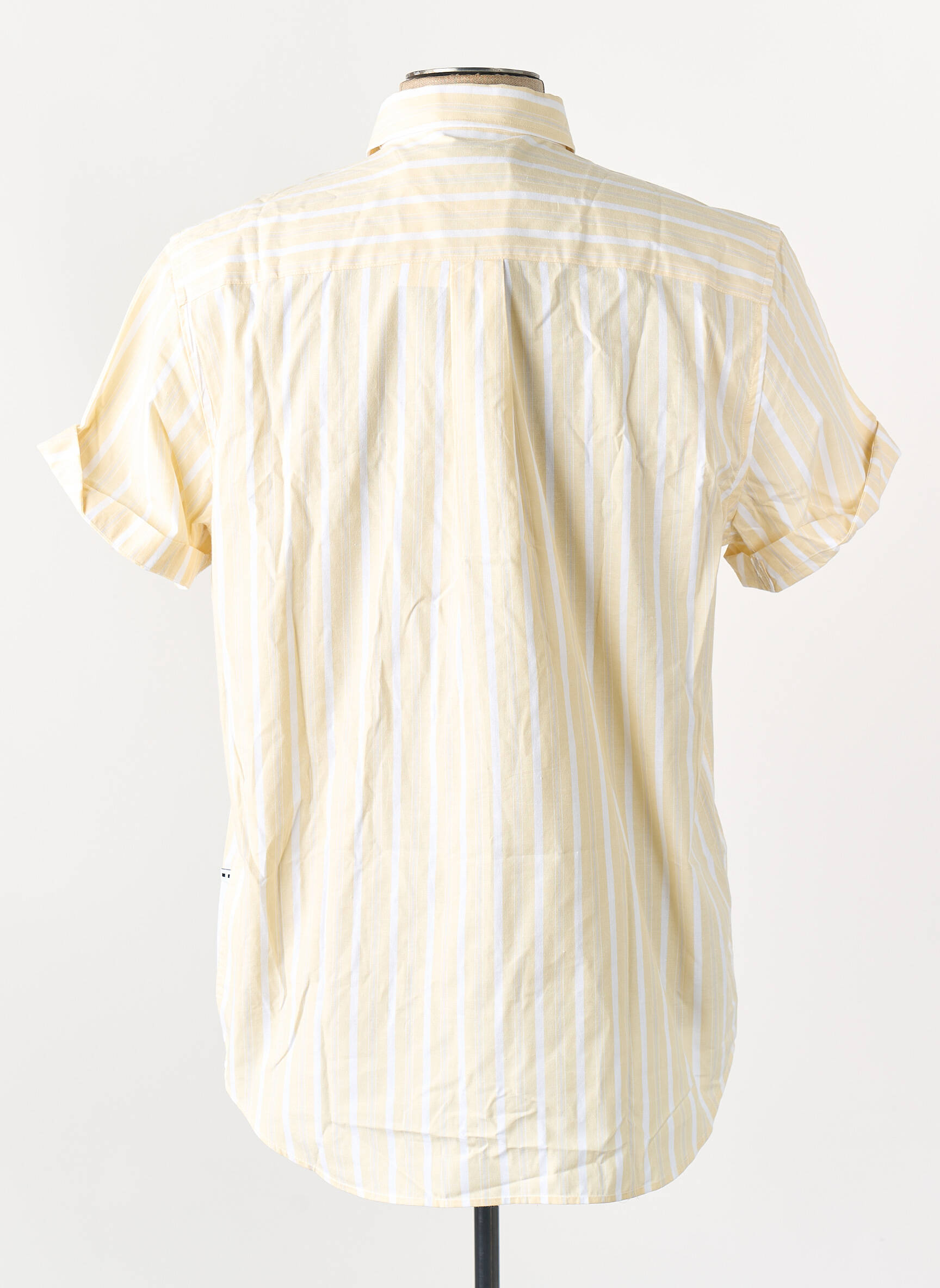 Chemise manches courtes jaune MINIMUM homme