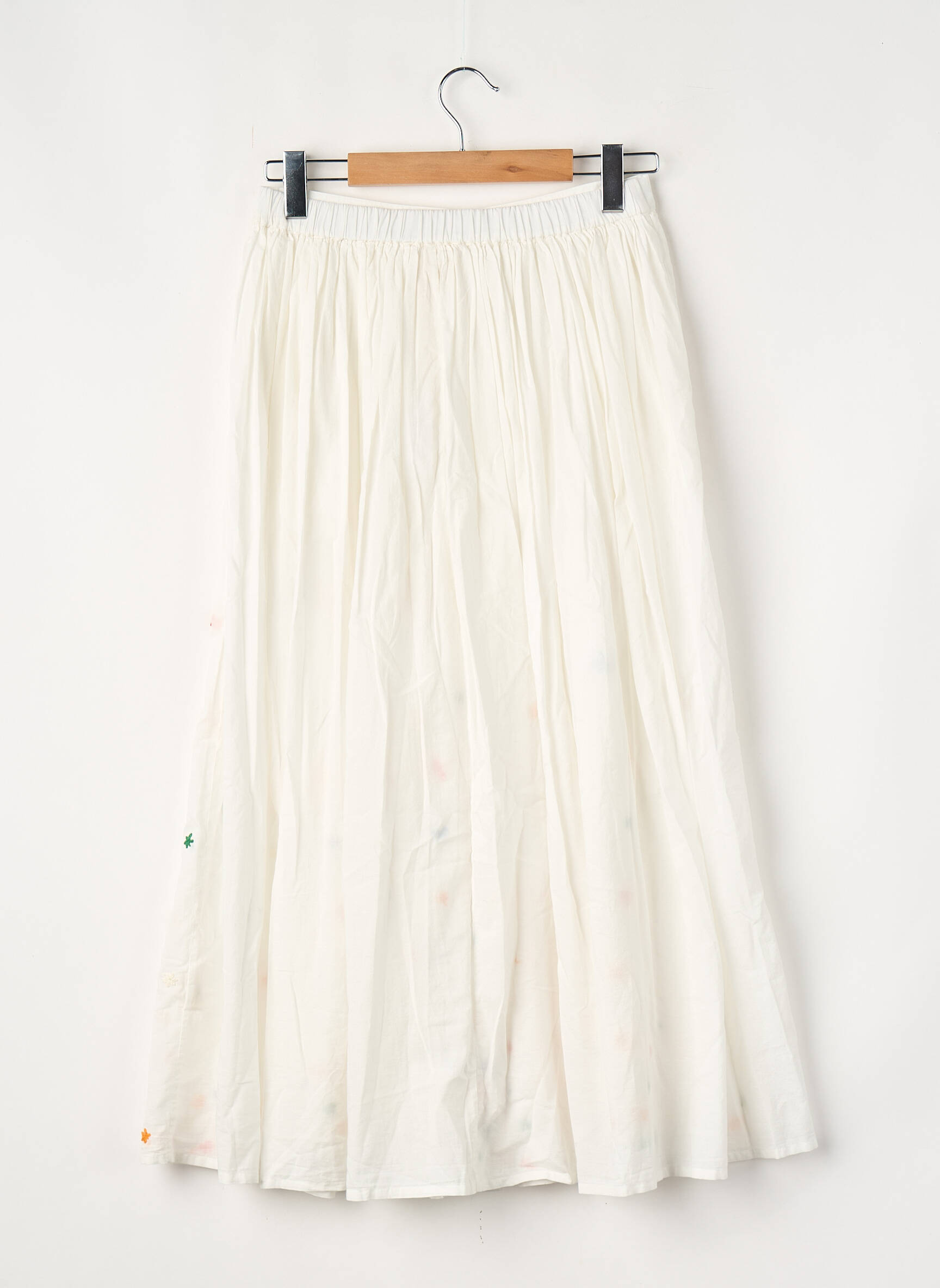 Jupe longue blanc V.DE.VINSTER femme