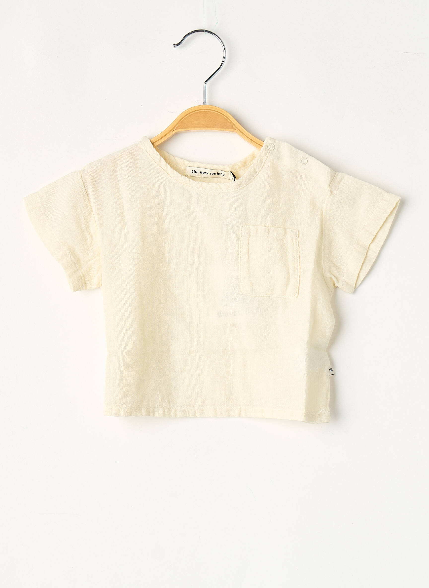 T-shirt blanc THE NEW SOCIETY fille