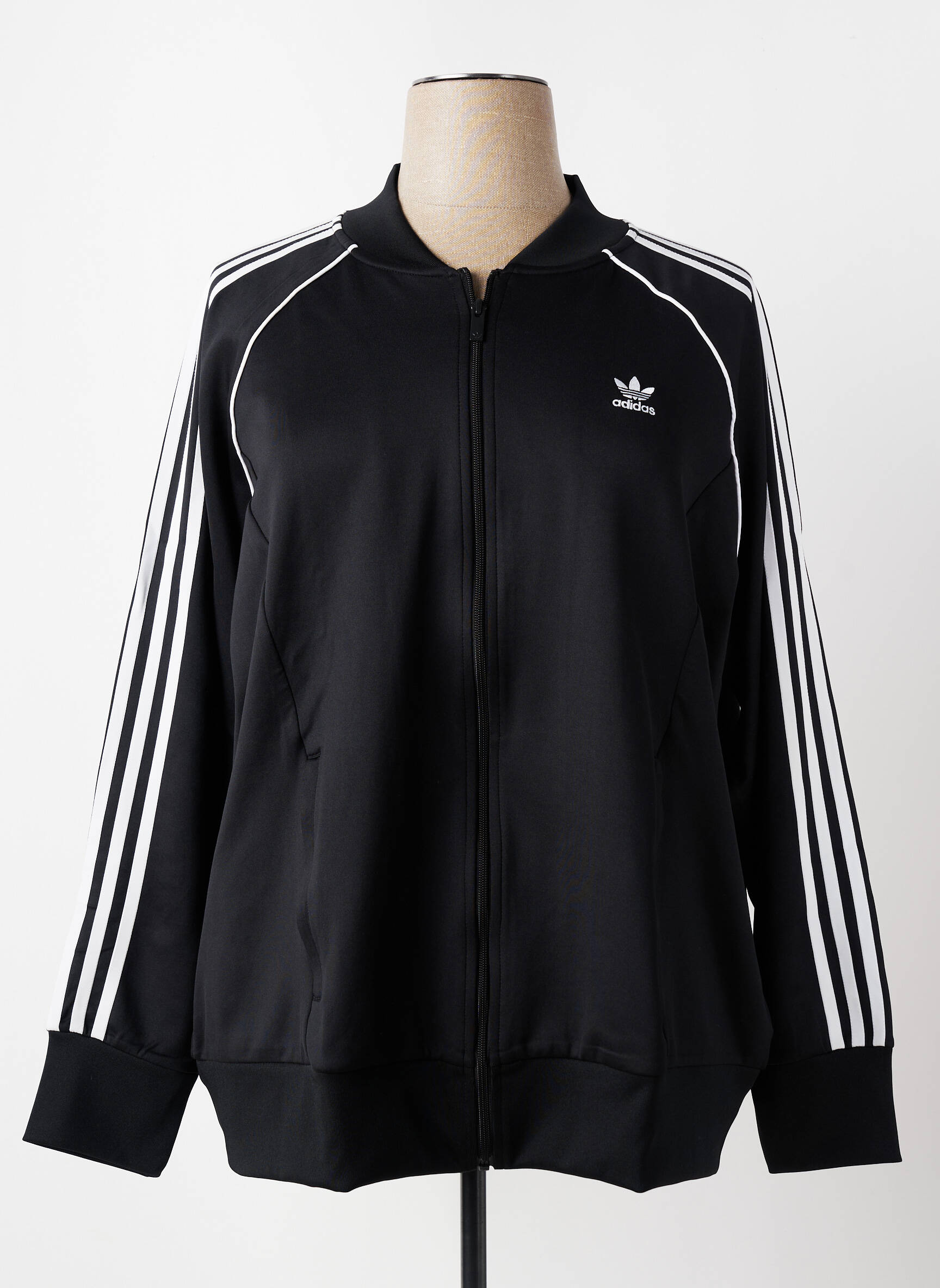 Blouson noir ADIDAS femme