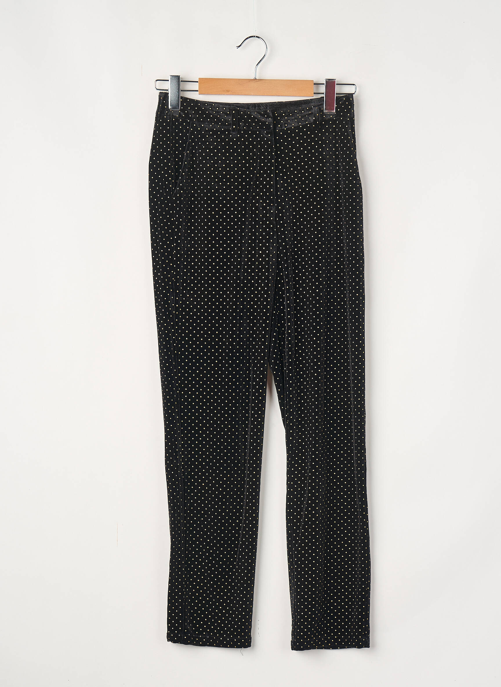 Pantalon droit noir LA PETITE ETOILE femme