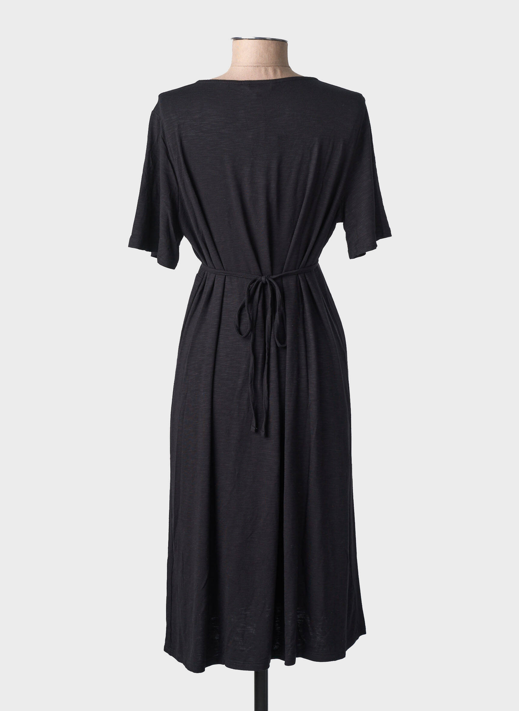 Robe mi-longue noir NOPPIES femme