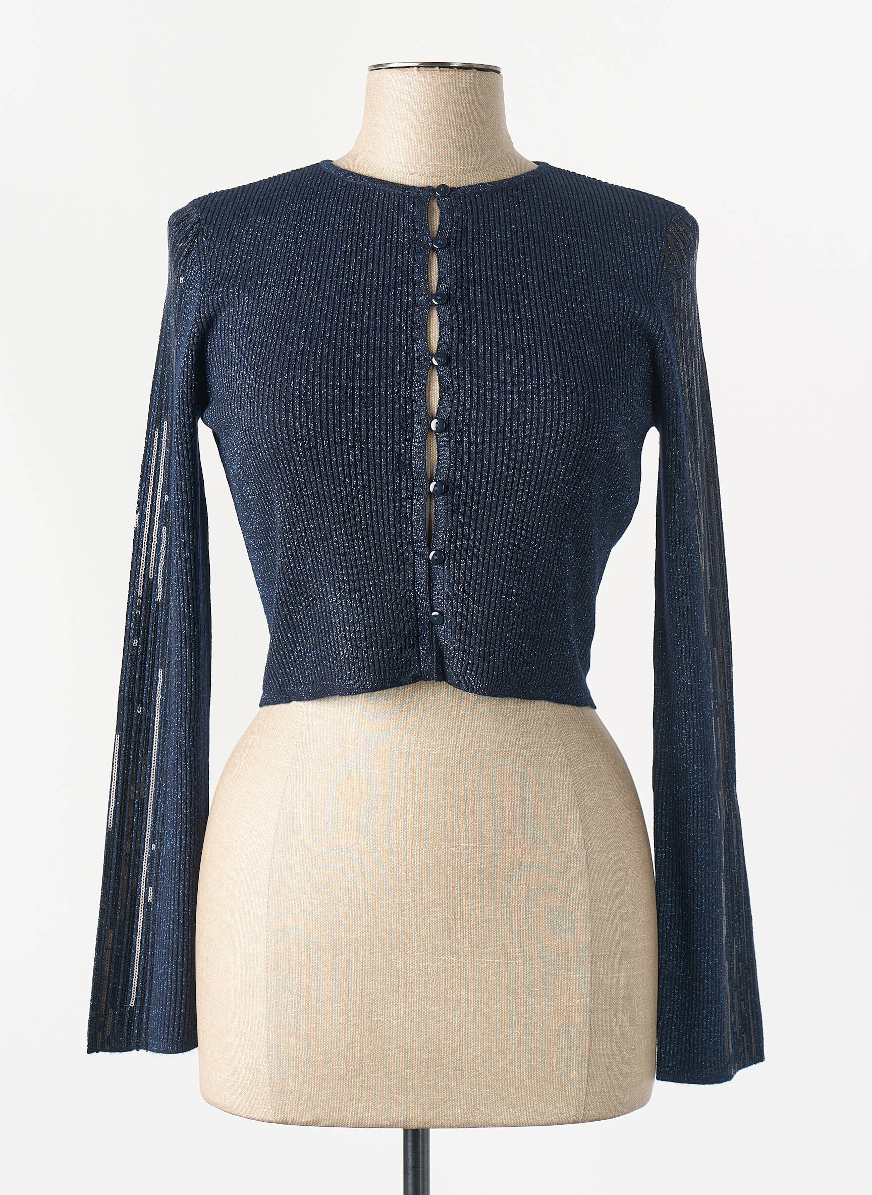 Gilet manches longues bleu TWINSET femme