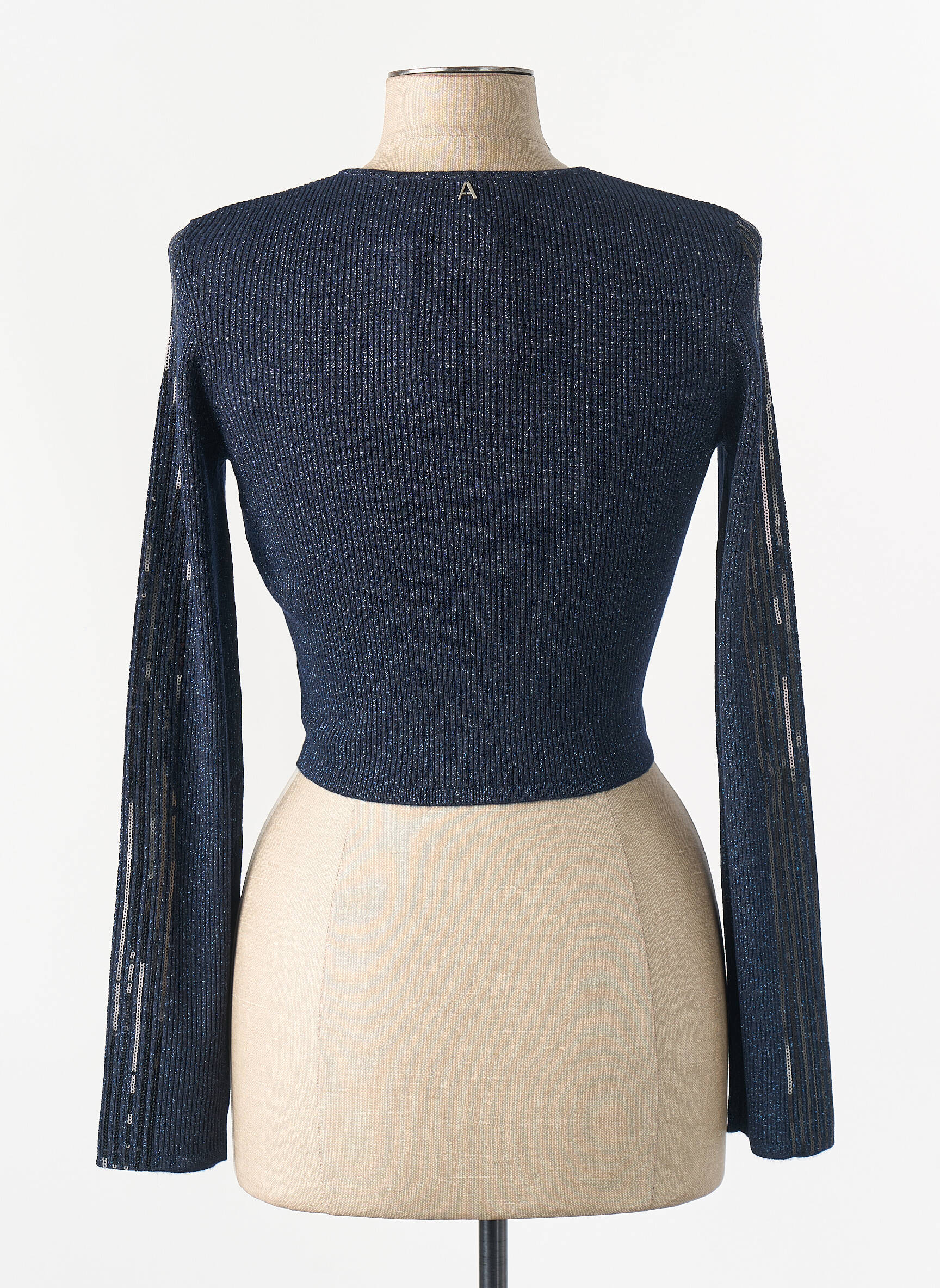 Gilet manches longues bleu TWINSET femme