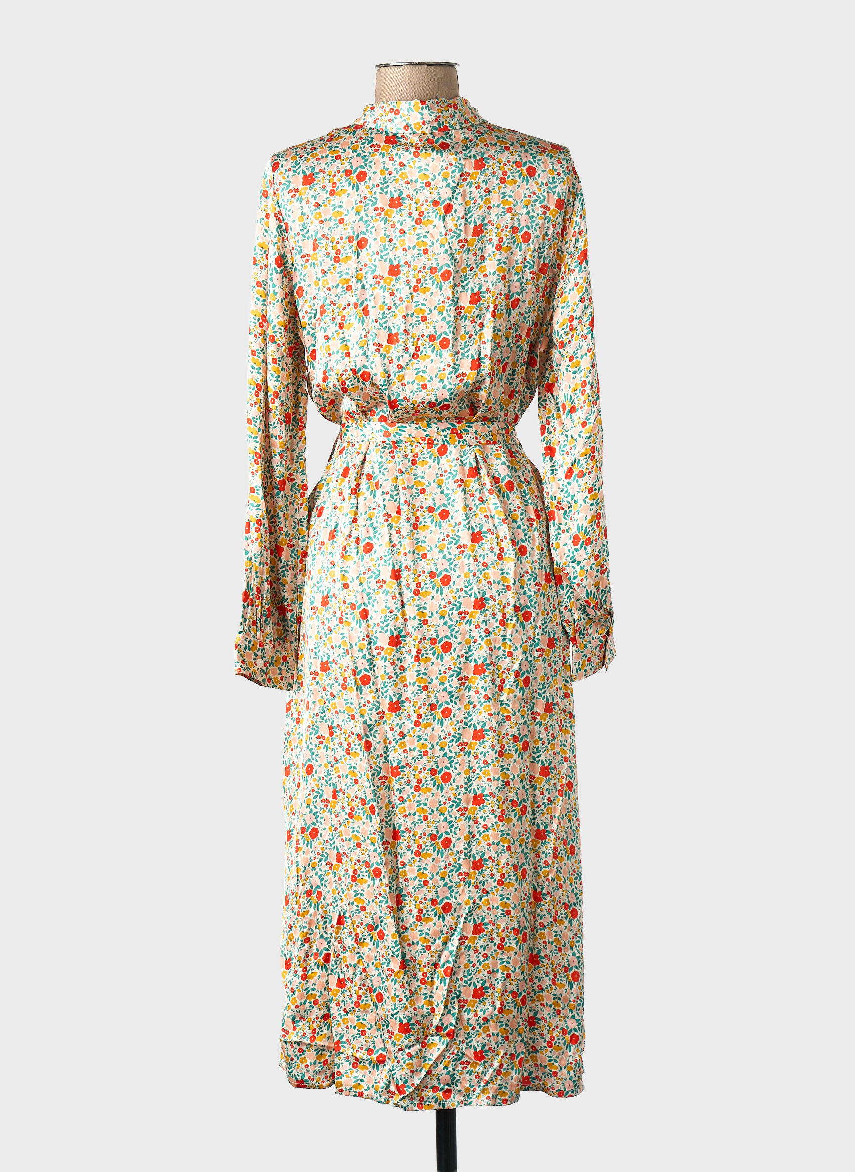 Robe longue vert OBJECT femme