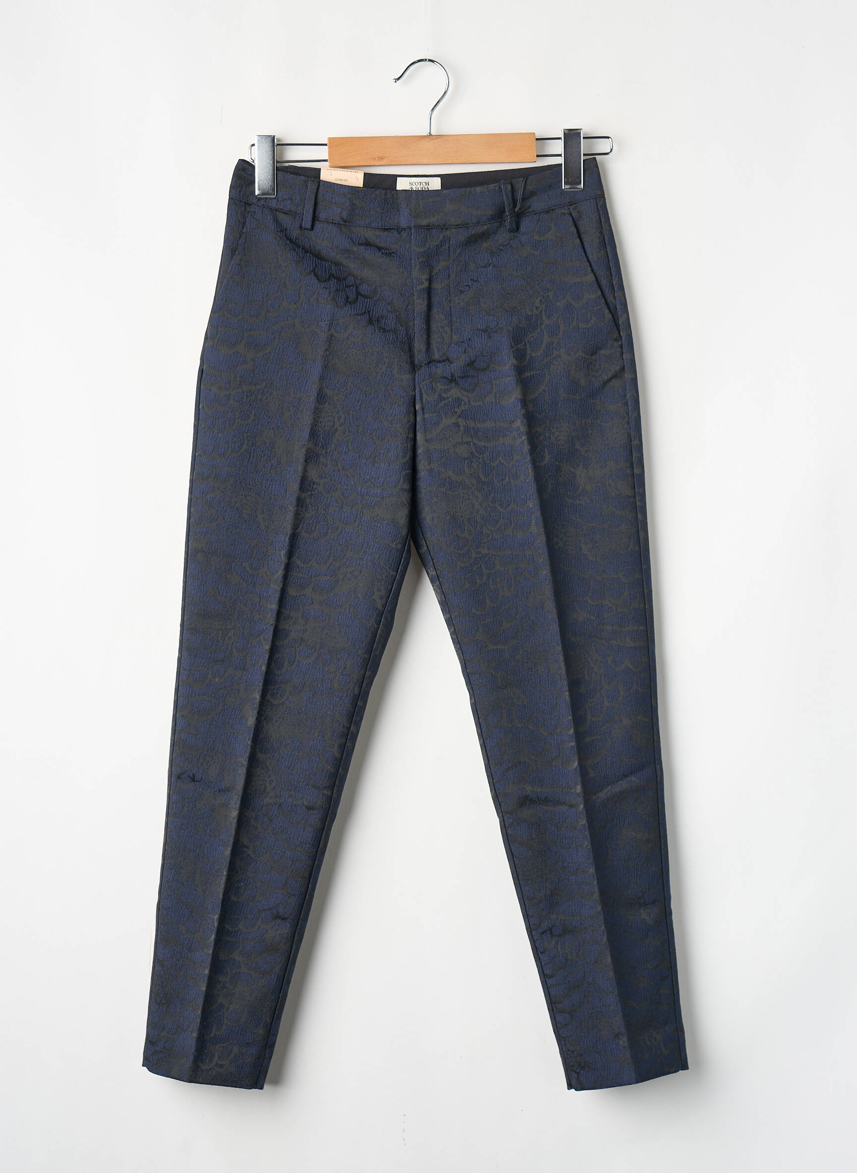 Pantalon slim noir SCOTCH & SODA femme
