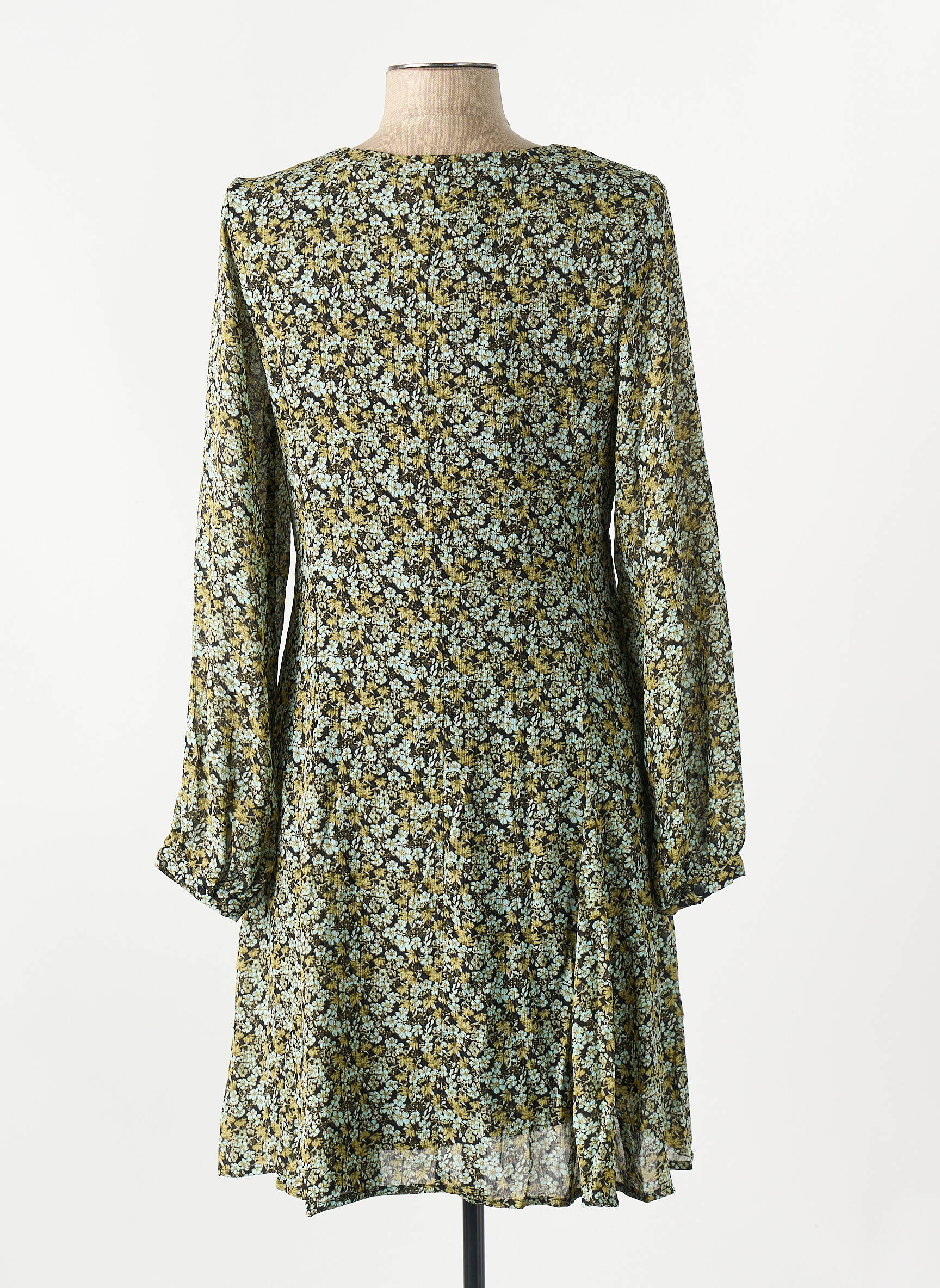 Robe courte vert MSCH COPENHAGEN femme