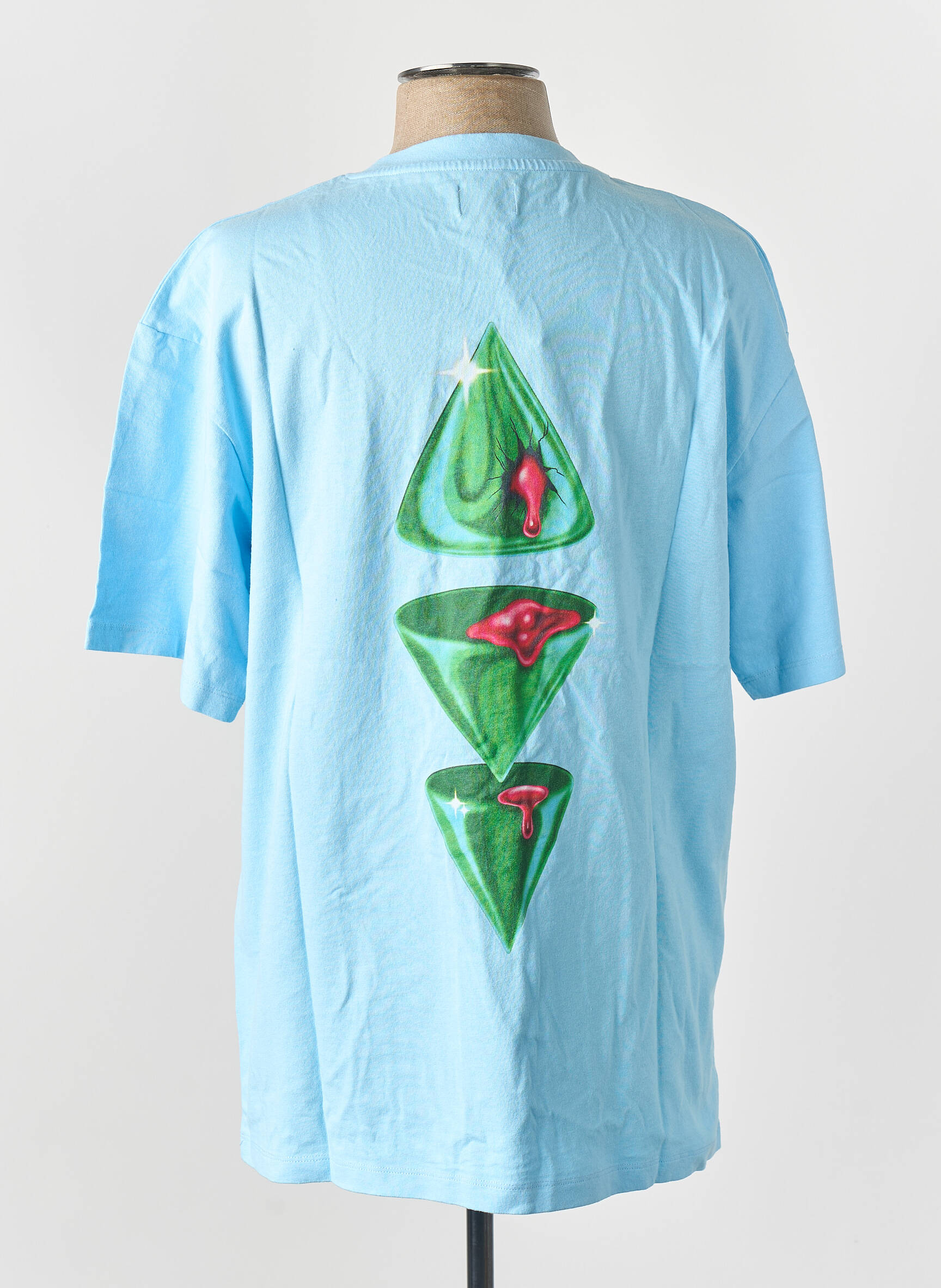 T-shirt bleu EDWIN homme