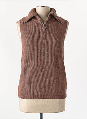 Pull marron VILA femme