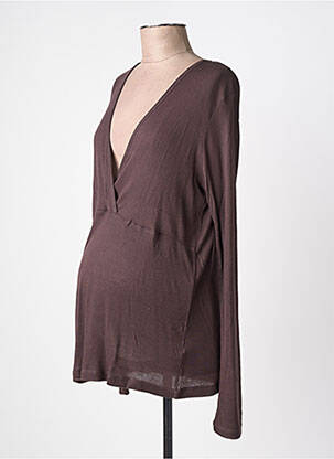 T-shirt / top maternité marron BOOB femme