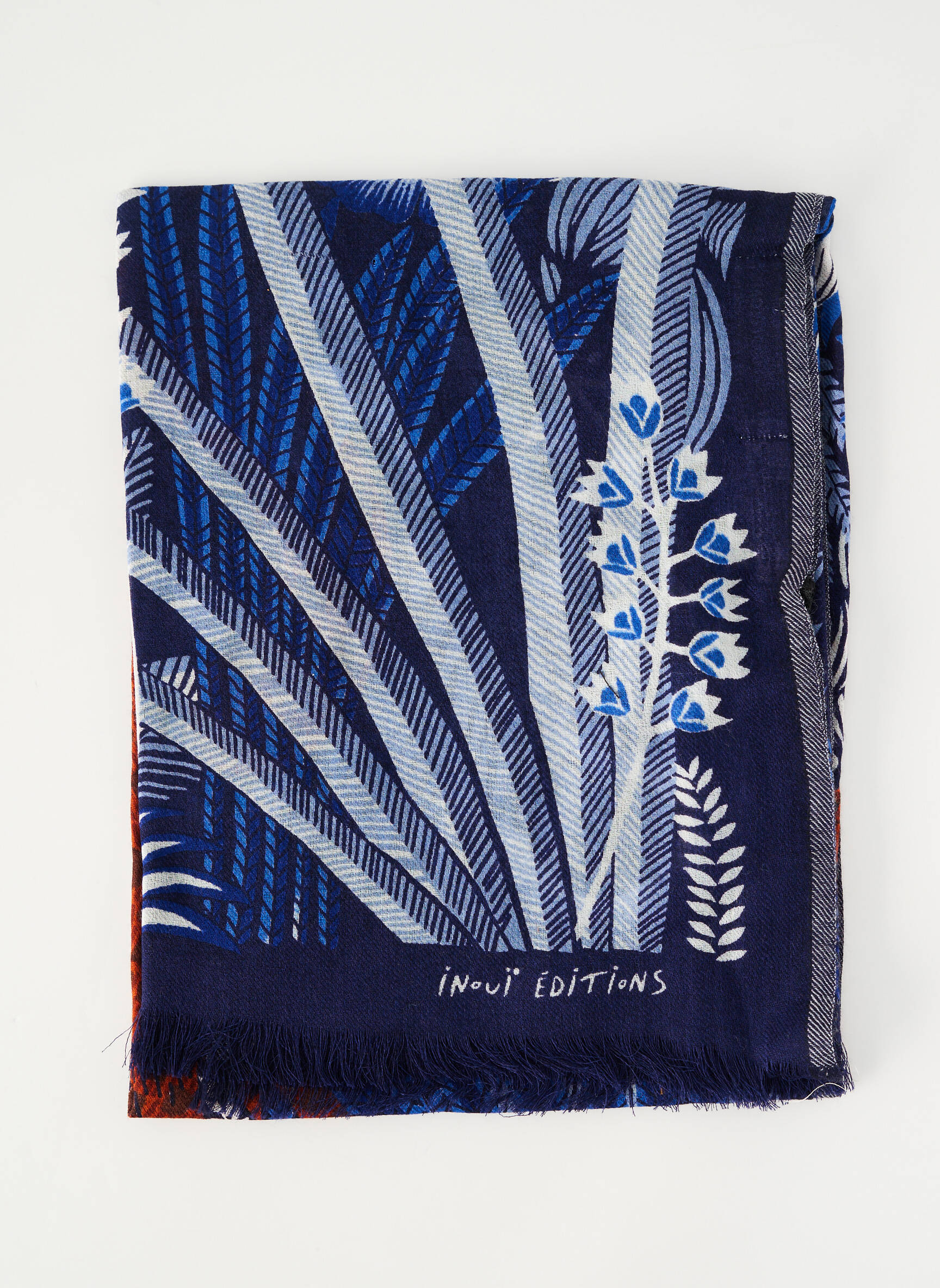 Foulard bleu INOUÏ femme
