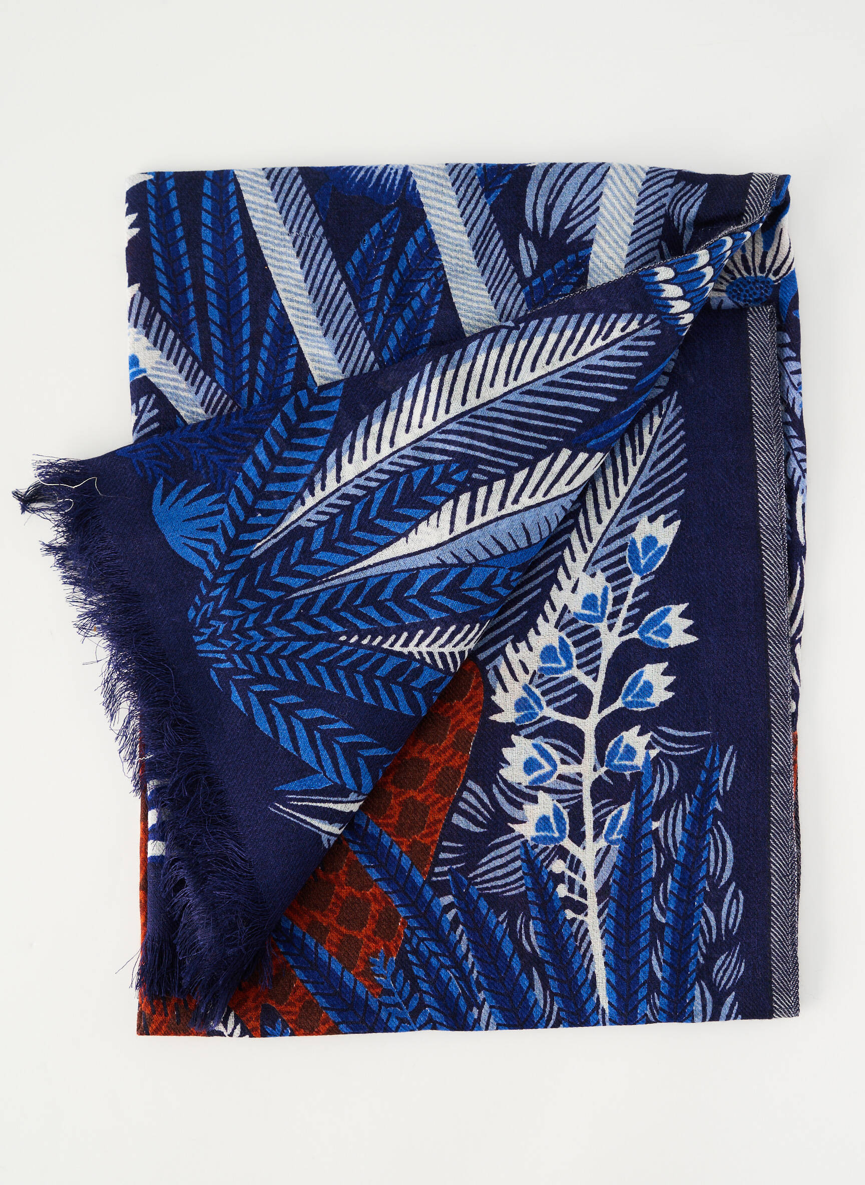 Foulard bleu INOUÏ femme