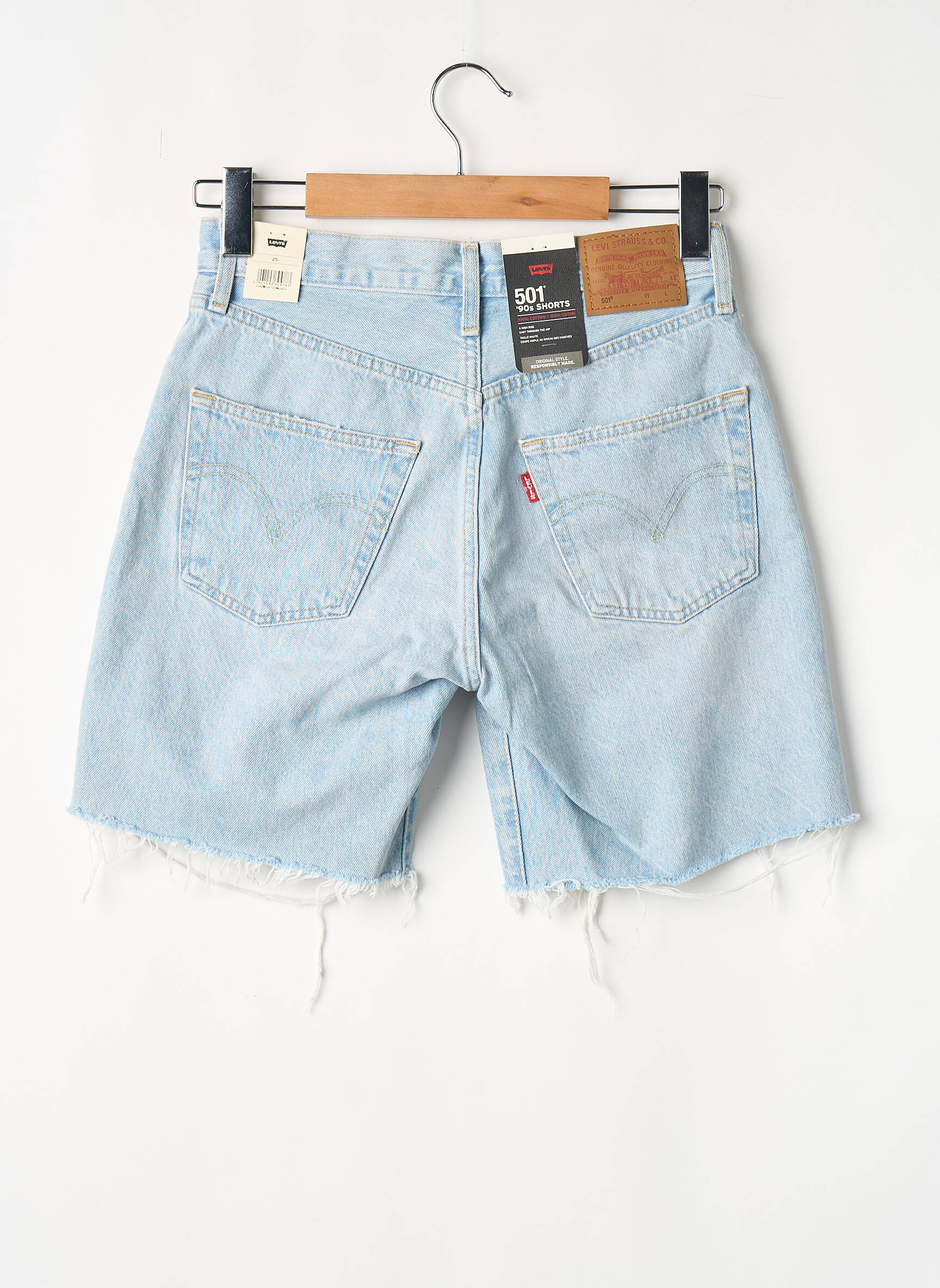 Short bleu LEVI'S femme