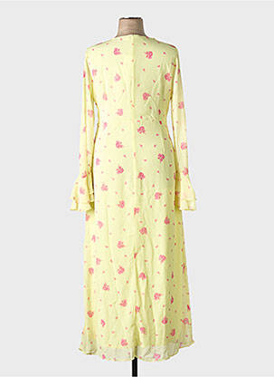 Robe longue jaune GINA TRICOT femme