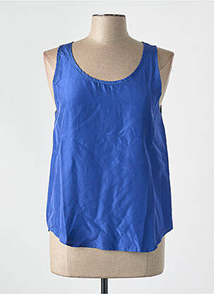 Débardeur bleu POMANDERE femme