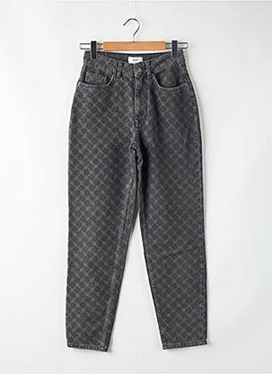 Jeans coupe droite noir OBJECT femme
