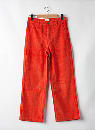 Pantalon droit rouge WILD femme