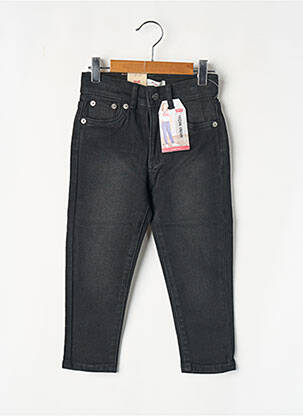 Jeans coupe droite noir LEVI'S fille