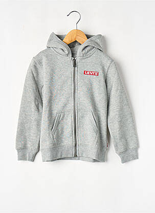 Sweat-shirt à capuche gris LEVI'S garçon