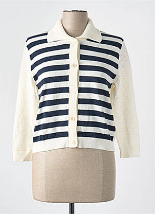 Gilet manches longues blanc PAUL SMITH femme