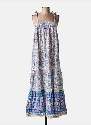 Robe longue bleu M.A.B.E femme