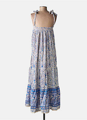 Robe longue bleu M.A.B.E femme