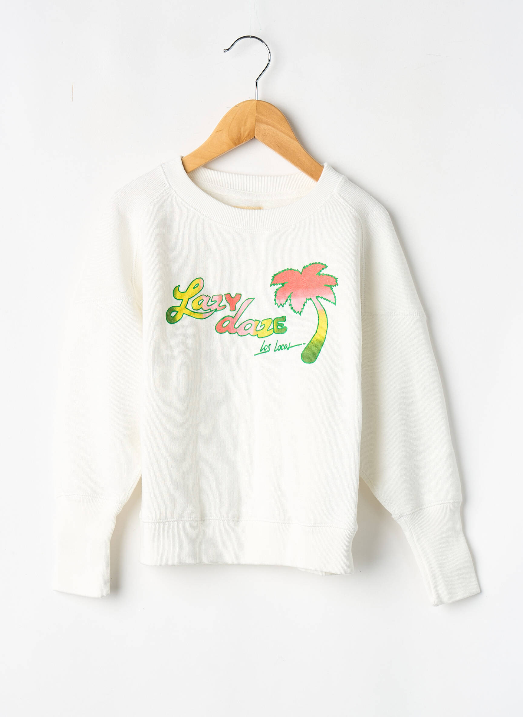 Sweat-shirt blanc BELLEROSE fille