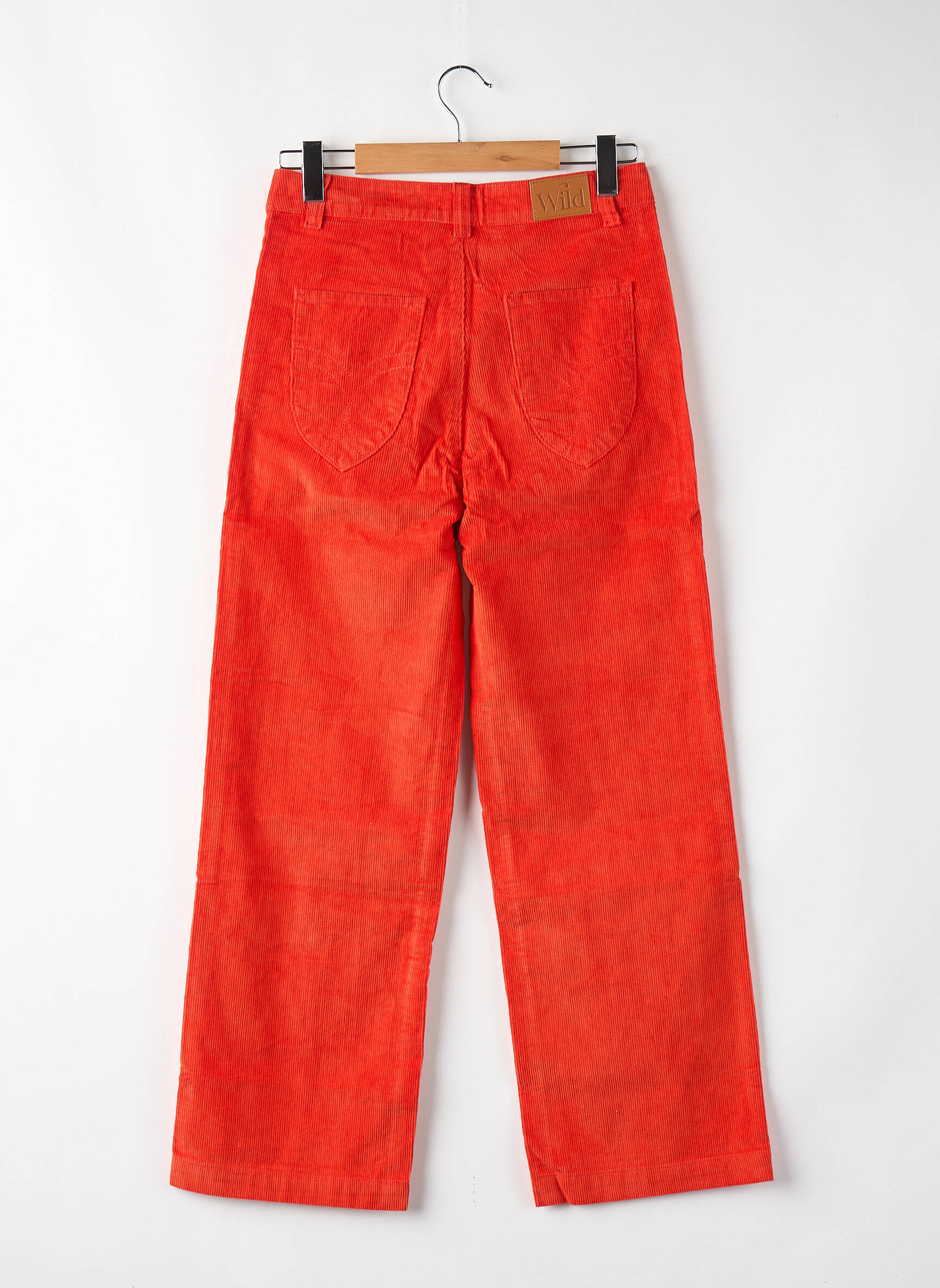 Pantalon droit rouge WILD femme