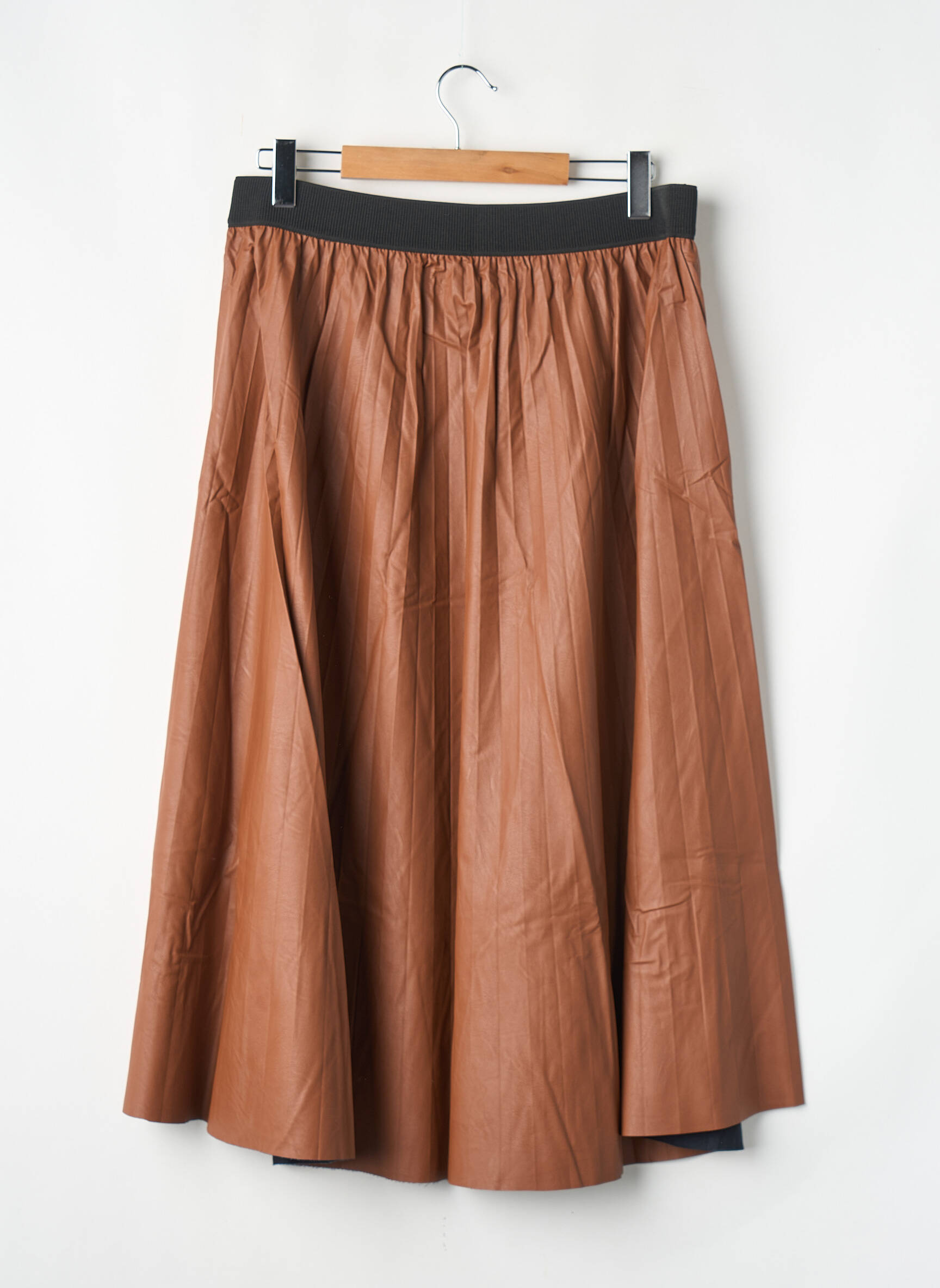 Jupe mi-longue marron MAT FASHION femme