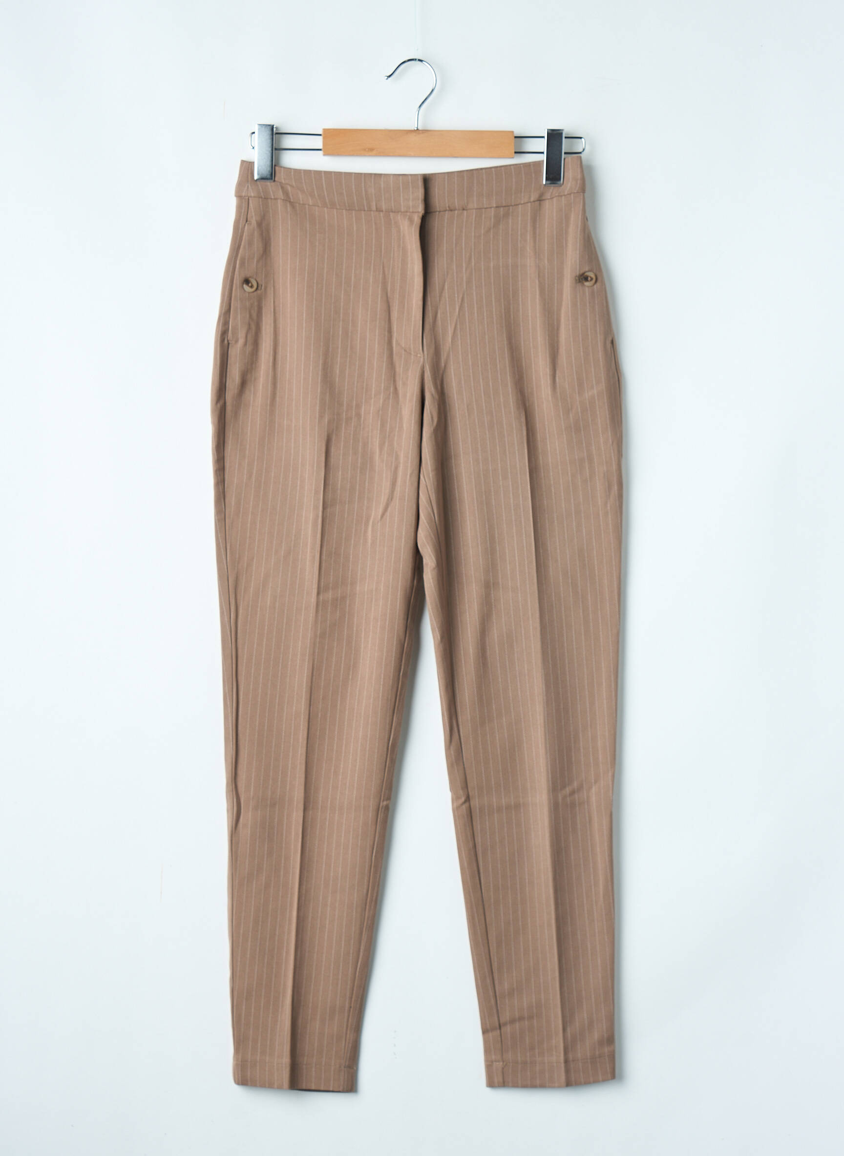 Pantalon slim marron VILA femme