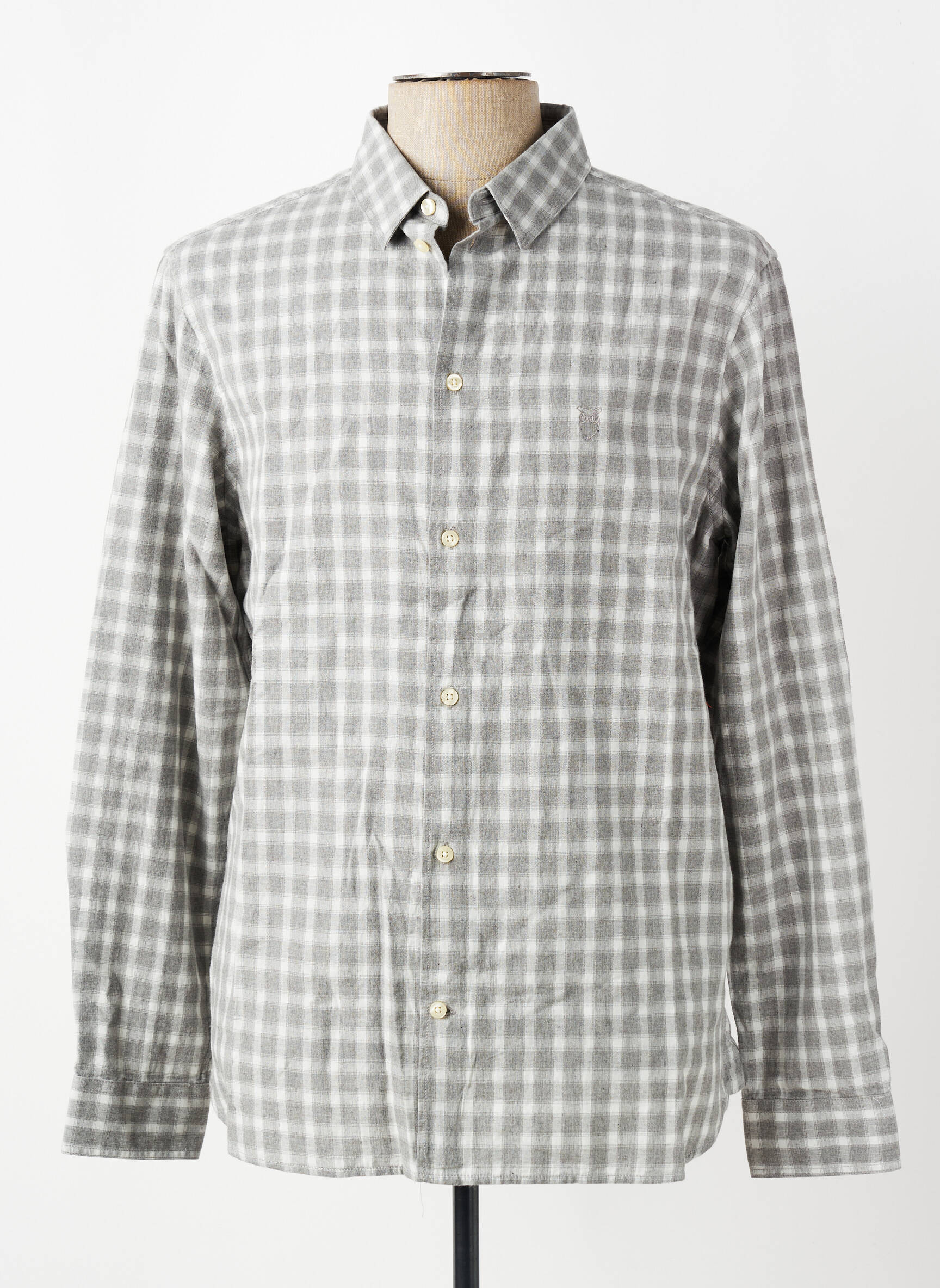 Chemise manches longues multicolore KNOWLEDGE COTTON APPAREL homme