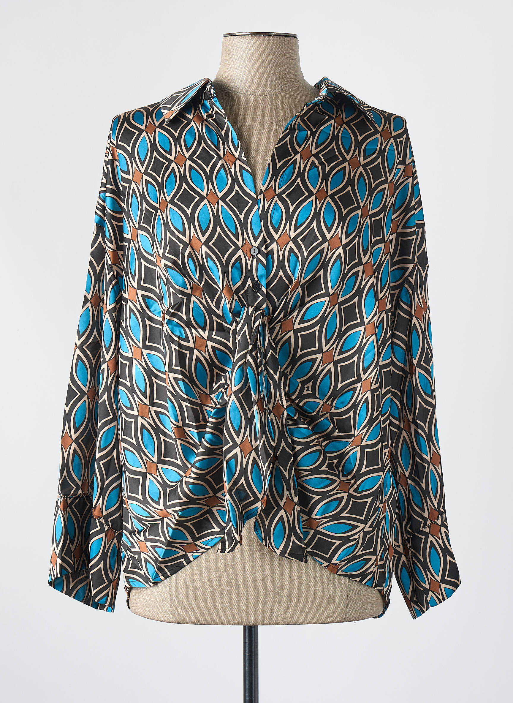 Top bleu MAT FASHION femme