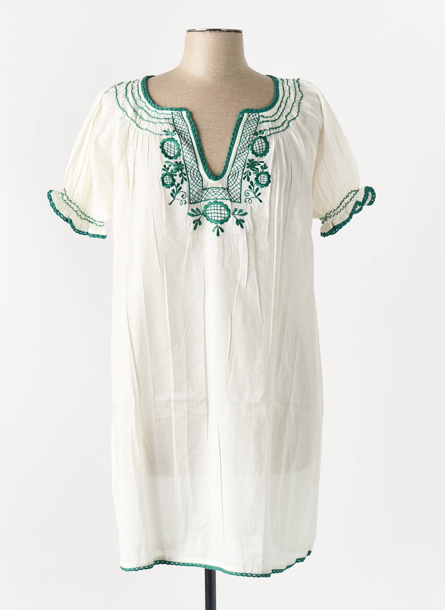 Robe courte vert GERMAINE DES PRÉS femme