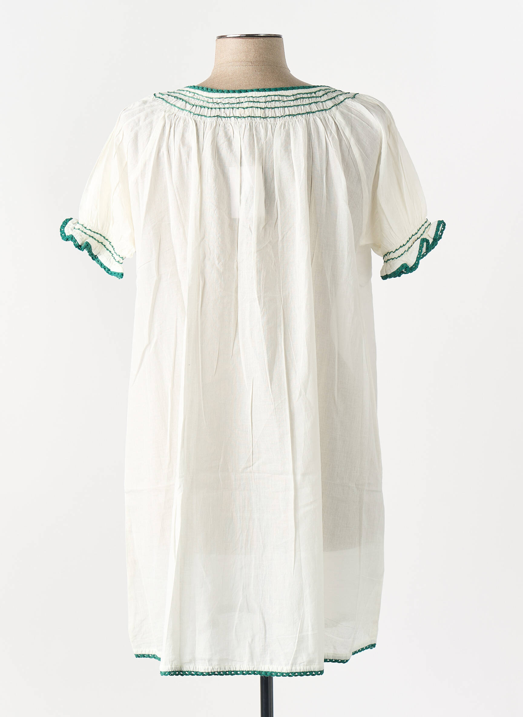 Robe courte vert GERMAINE DES PRÉS femme