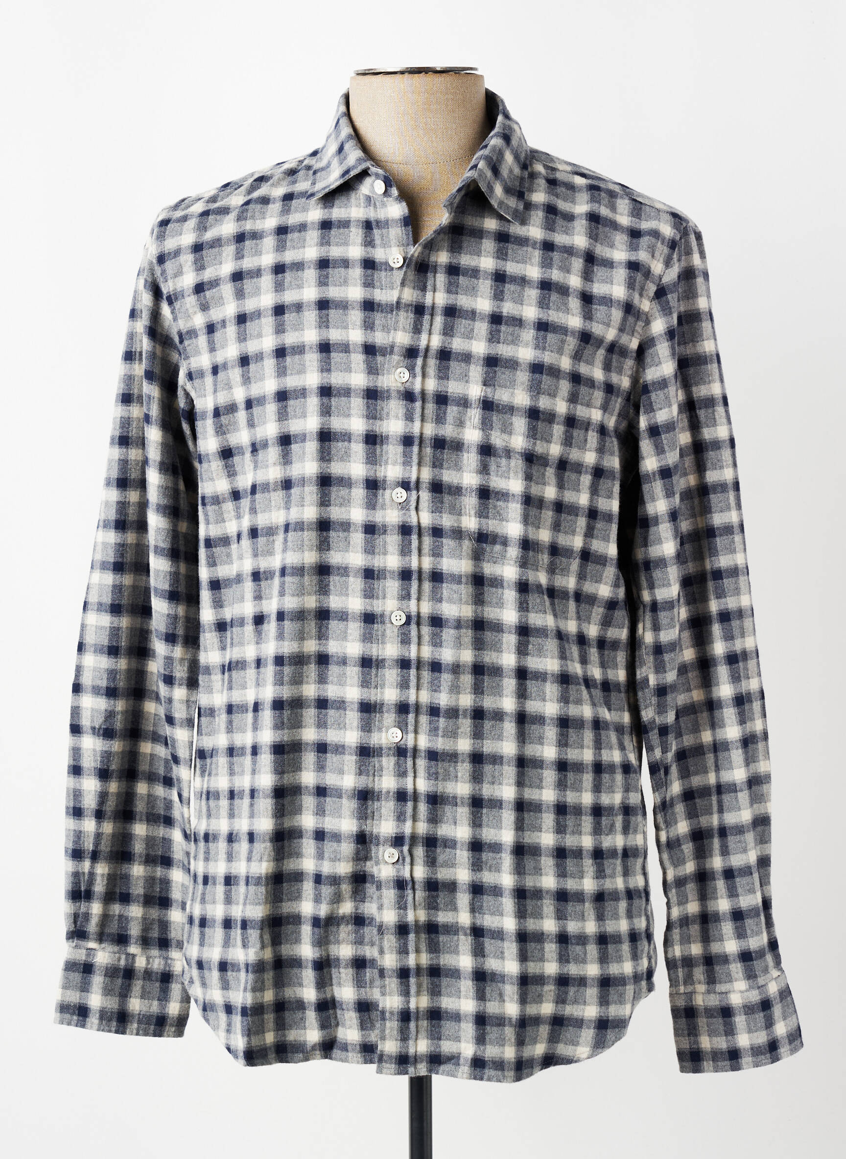 Chemise manches longues gris HARTFORD homme